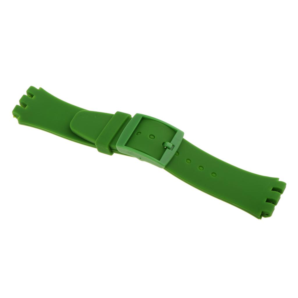 Replacement Waterproof Silicone Rubber Watch Strap Band 20mm for Smart Watch