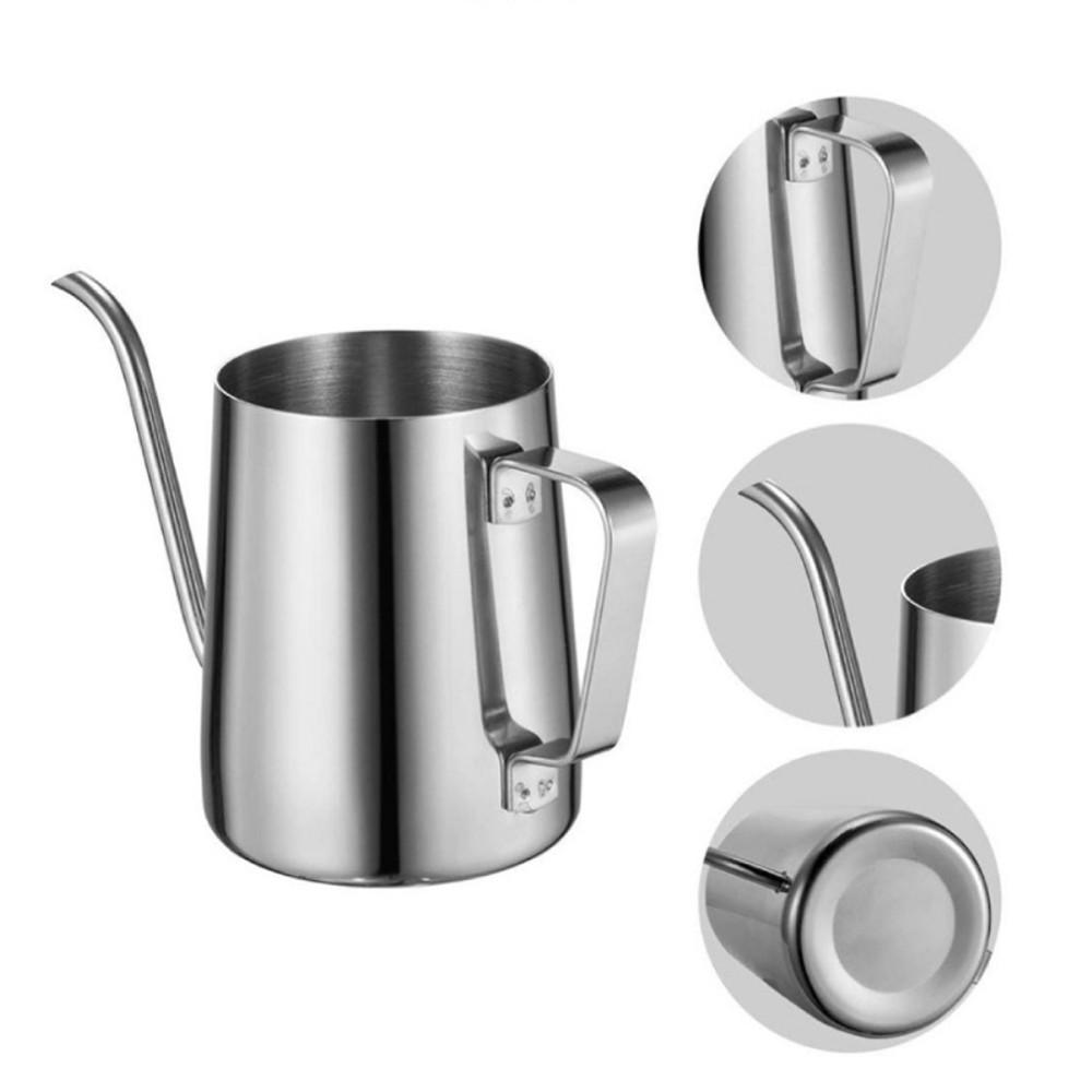 Ấm pha trà, cafe cổ ngỗng Inox 304 AnShin - 350ml không nắp