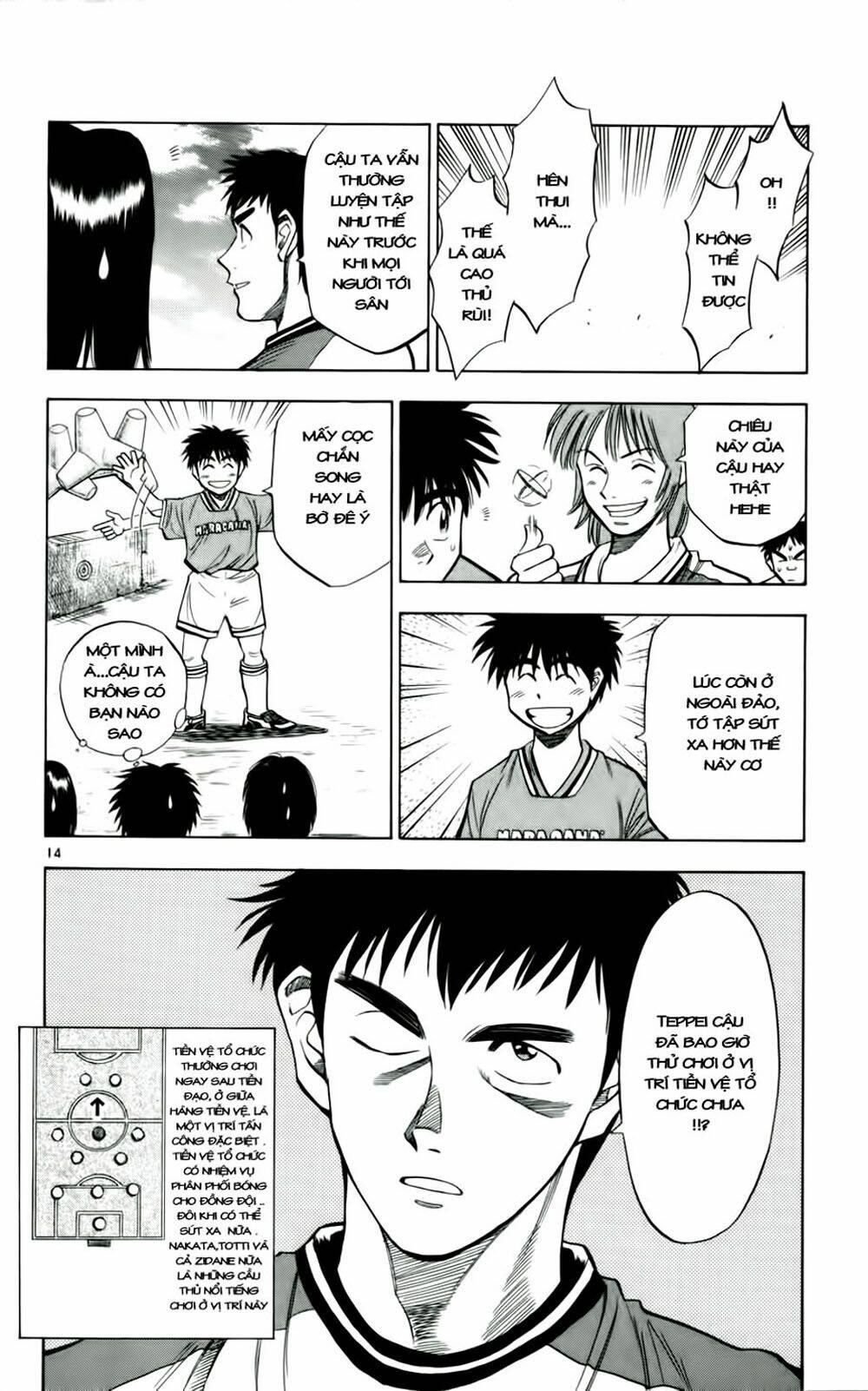 vũ điệu trên sân cỏ - fantasista chapter 33 12