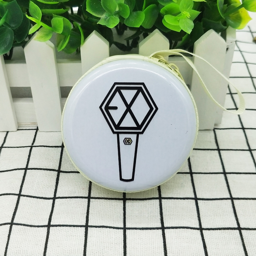 Hộp đựng ví tròn đựng tai nghe EXO