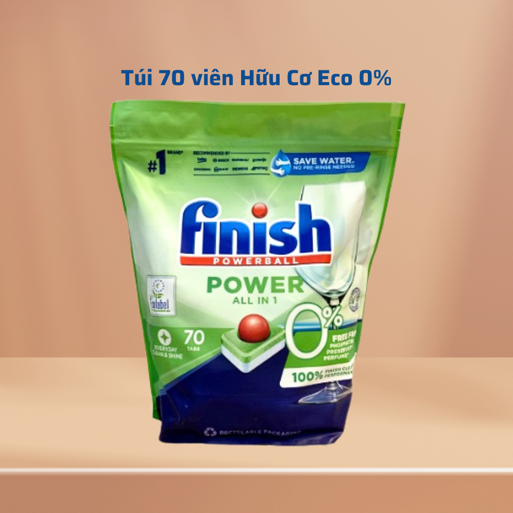 Hcm Viên Rửa Bát Finish Eco 0 - 70 Viên Hộp