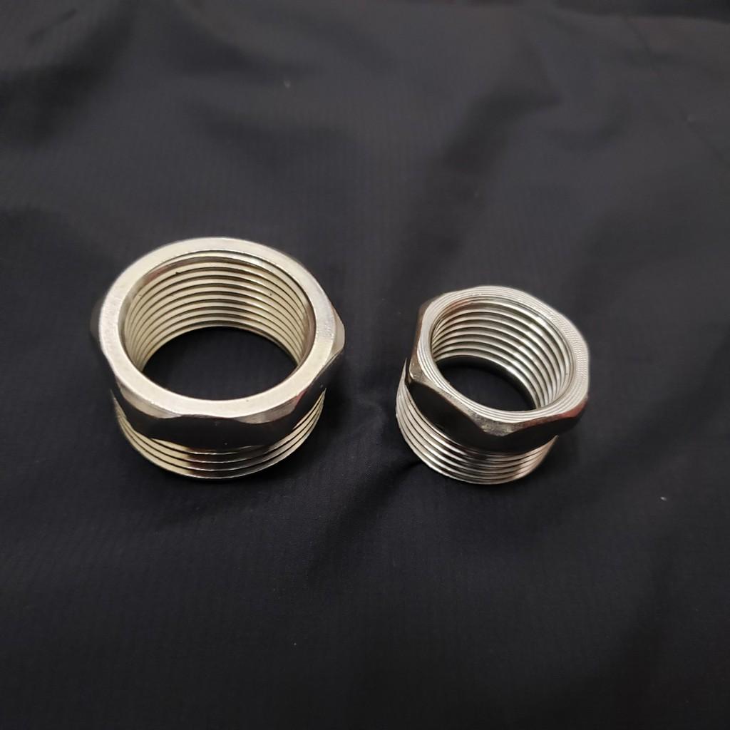 Nối ren bằng inox ren trong, Ren Ngoài 21, 27, 34