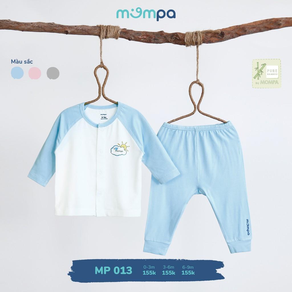 Bộ Sơ Sinh Cài Giữa Cho Bé 0-9M Mompa MP013