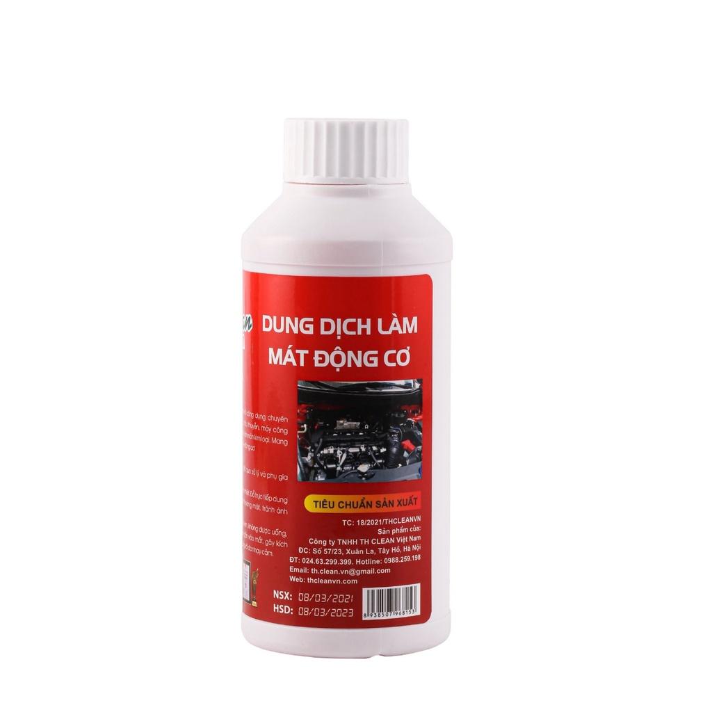 Thùng 24 chai nước làm mát động cơ xe máy/ ô tô TH CLEAN VIỆT NAM chai 500ml