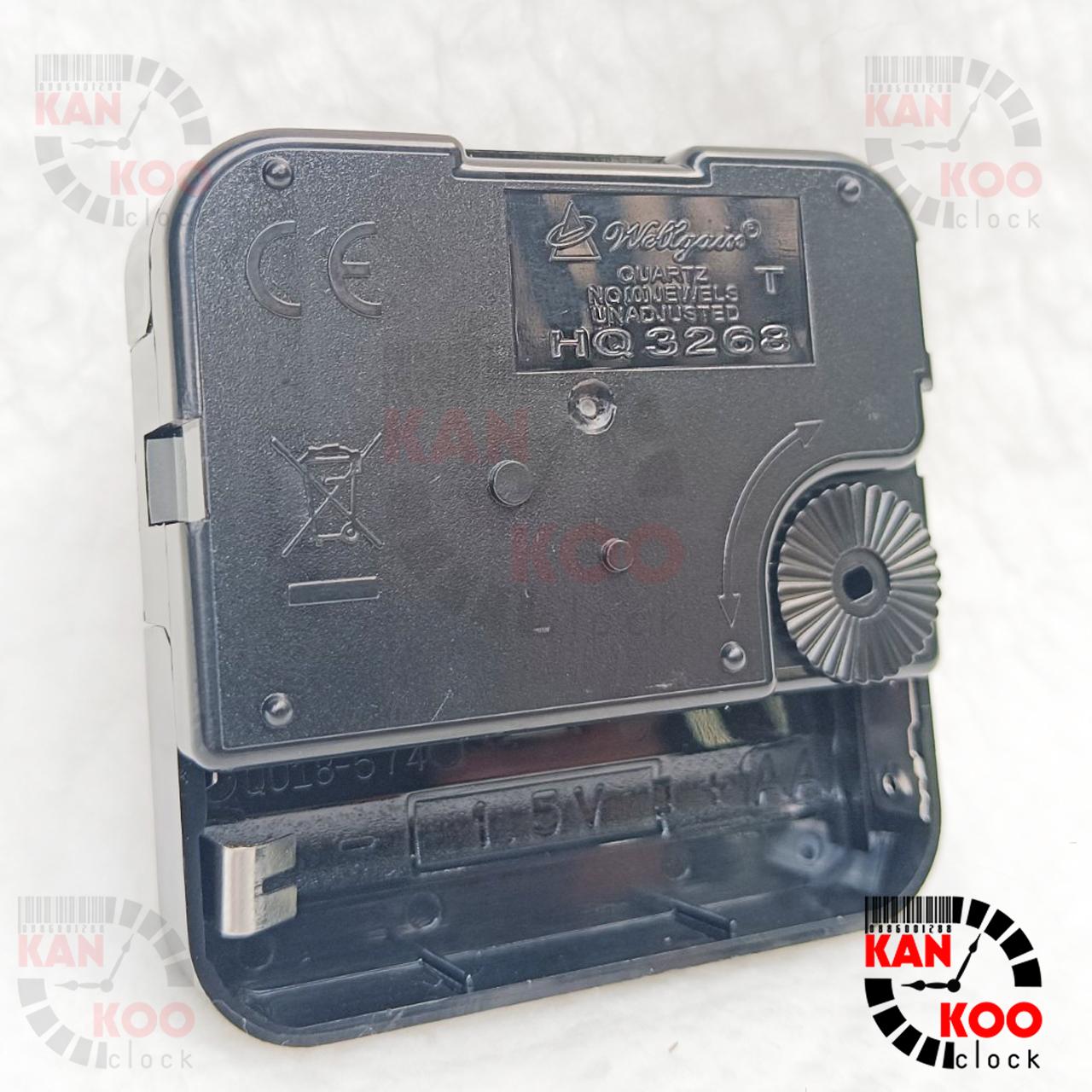 Máy đồng hồ treo tường HQ3268 kim giật chính hãƞg bảo hành 24 tháng