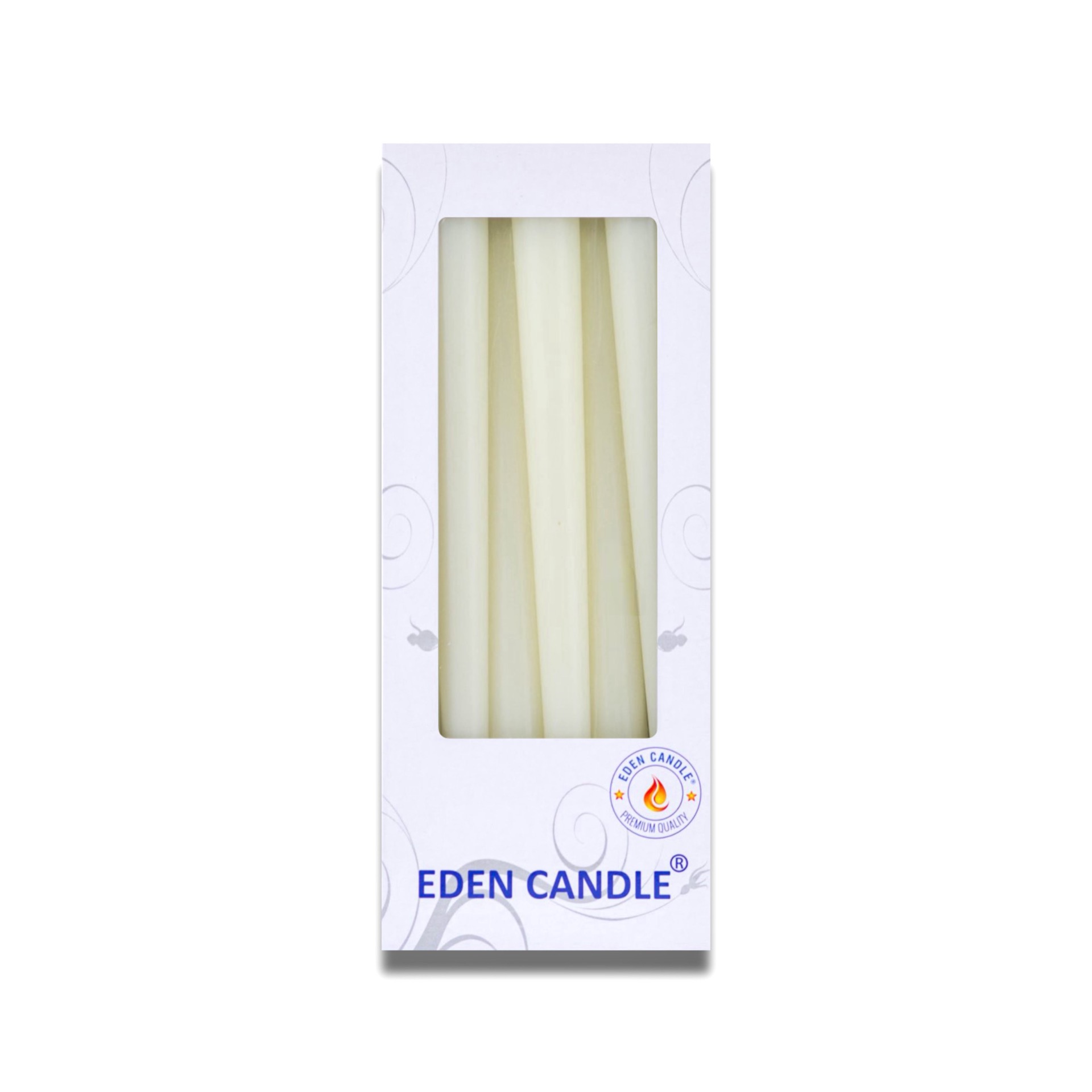 Hộp 6 Nến Thơm Taper Eden Candle FTRAMART EDC2331  - Kem