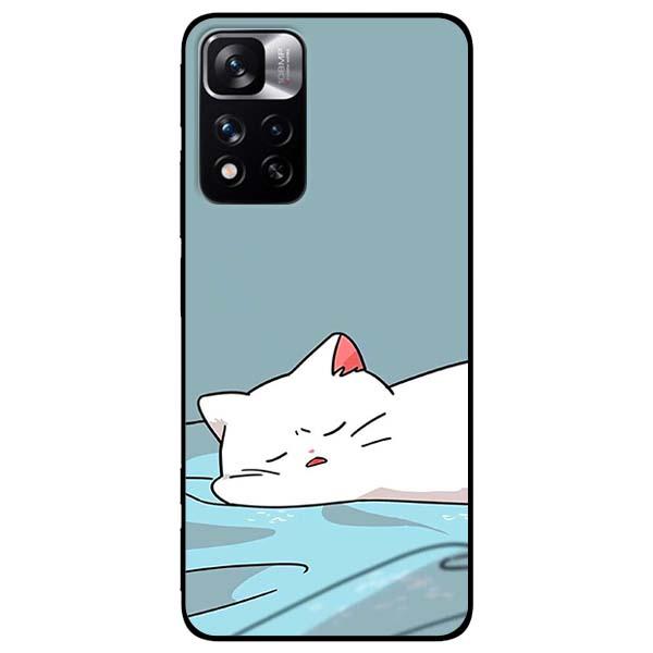 Ốp lưng dành cho Xiaomi Redmi Note 11 5G / Note 11 Pro 5G / Note 11 Pro Plus 5G - Mèo Con Nằm Ngủ