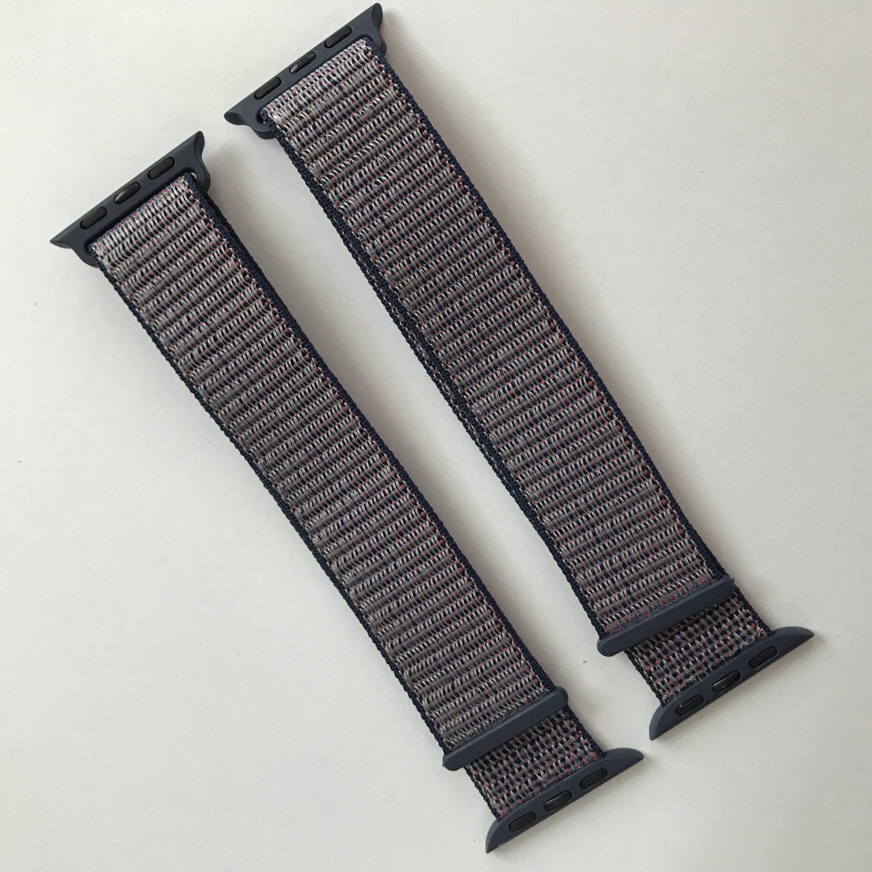 Dây đeo Sport loop cho Apple Watch màu xám xanh đậm series 1.2.3.4