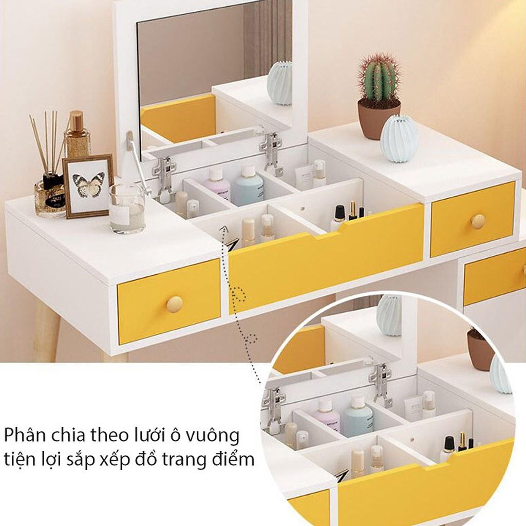 Bộ bàn ghế trang điểm cao cấp - Bàn trang điểm - Bàn trang điểm bằng gỗ