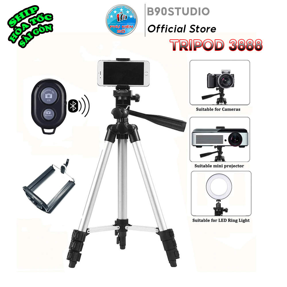 Chân giá đỡ máy ảnh TRIPOD DK3888 có remote