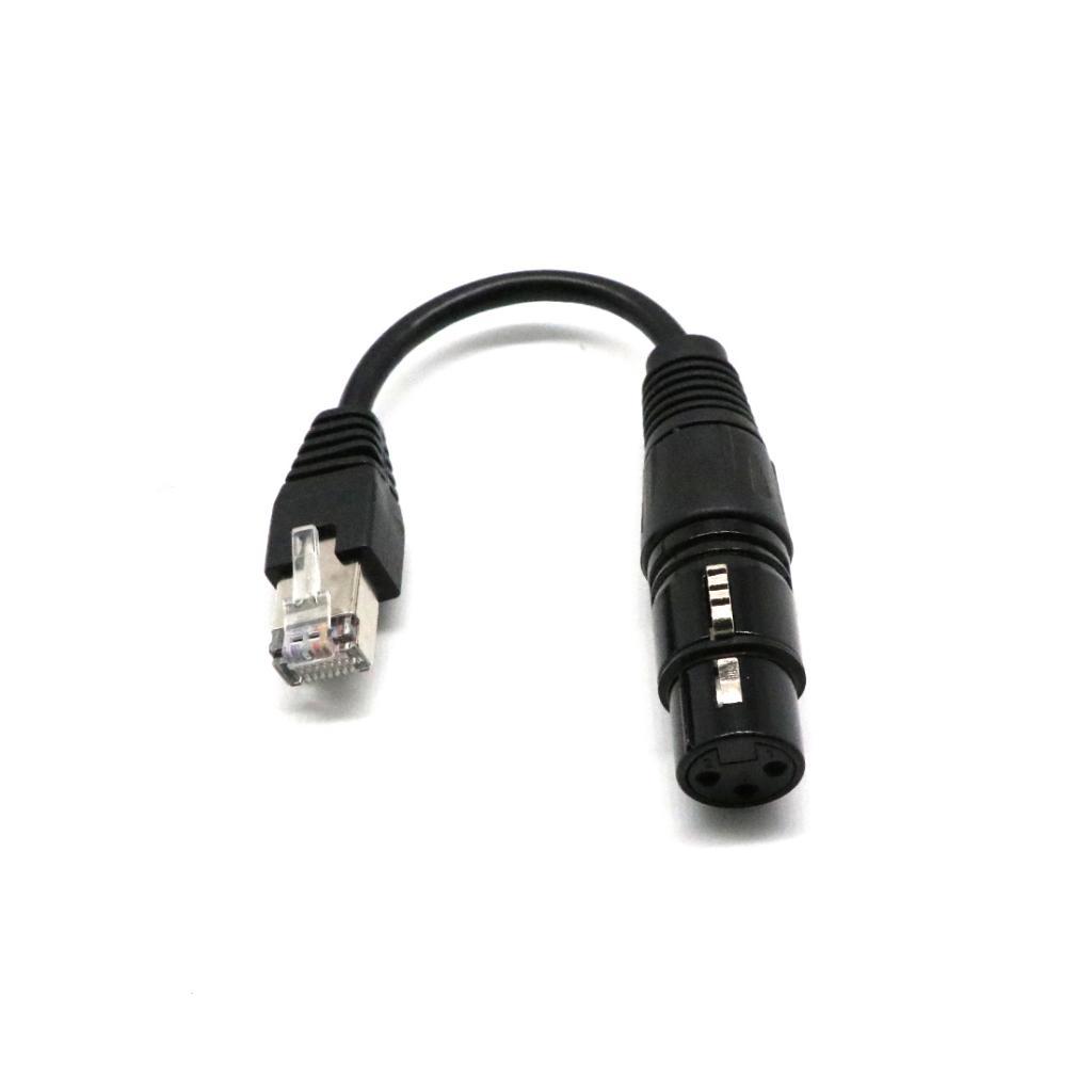 2X 1pc 15cm 3 Pin Female XLR to Male Network Connector for Strips