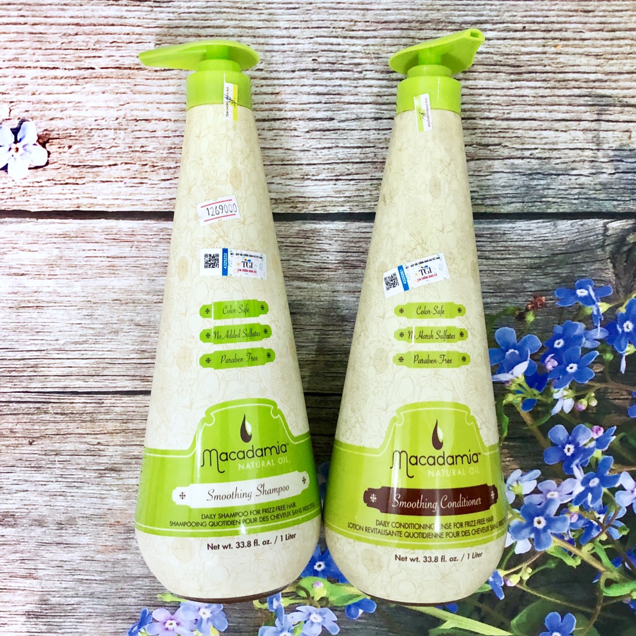Bộ dầu gội xả dưỡng ẩm siêu mượt tóc khô Macadamia Smoothing chính hãng Mỹ