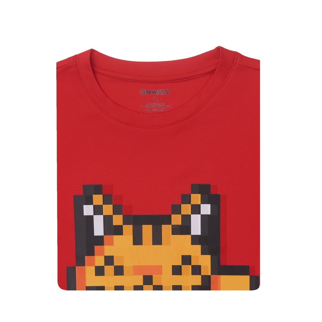 ÁO THỂ THAO THỜI TRANG ONWAYS KHÁNG KHUẨN NAM 8 BIT GRAPHIC T-SHIRT M13034 MEN