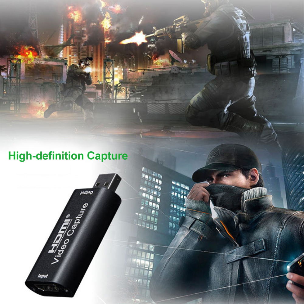 Thẻ ghi video 1080P USB 2.0 cho Công cụ phát trực tuyến video trò chơi