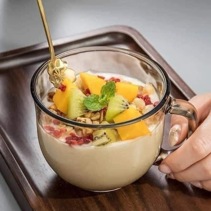 Set 3 cốc thủy tinh màu hổ phách