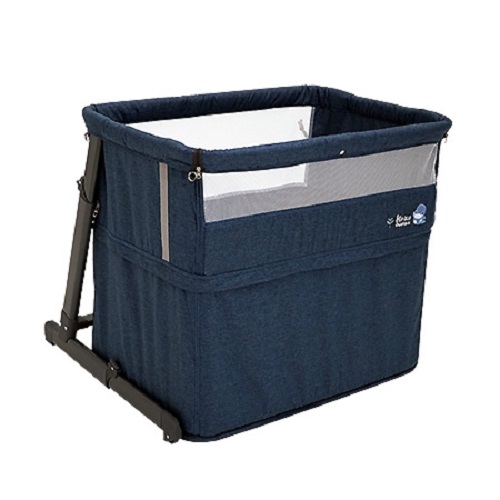 NÔI NGỦ CẠNH GIƯỜNG BA MẸ CHO BÉ XẾP GỌN KUKU - KU6040 ( MÀU XANH NAVY )