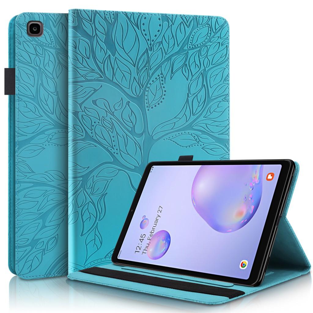 Bao da điện thoại PU nắp gập kèm ví đựng thẻ cao cấp cho Samsung Galaxy Tab A 8.0 SM-T290 SM-T295