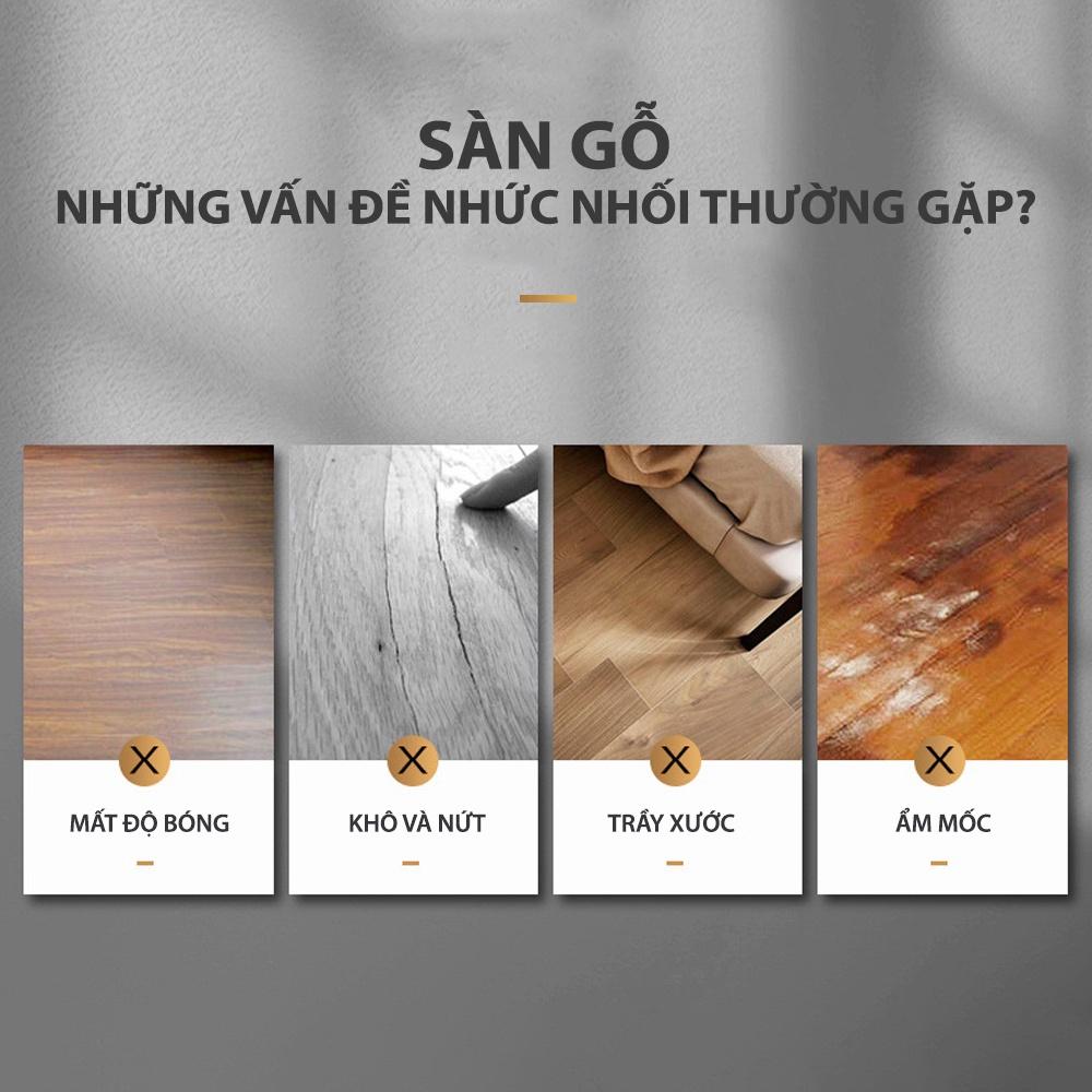 Sáp Ong Đánh Bóng Đồ Gỗ, Sàn Gỗ Mifan Beeswax 80gr - Làm mới, Phục hồi màu gỗ, vết xước bàn ghế, tủ, cửa gỗ