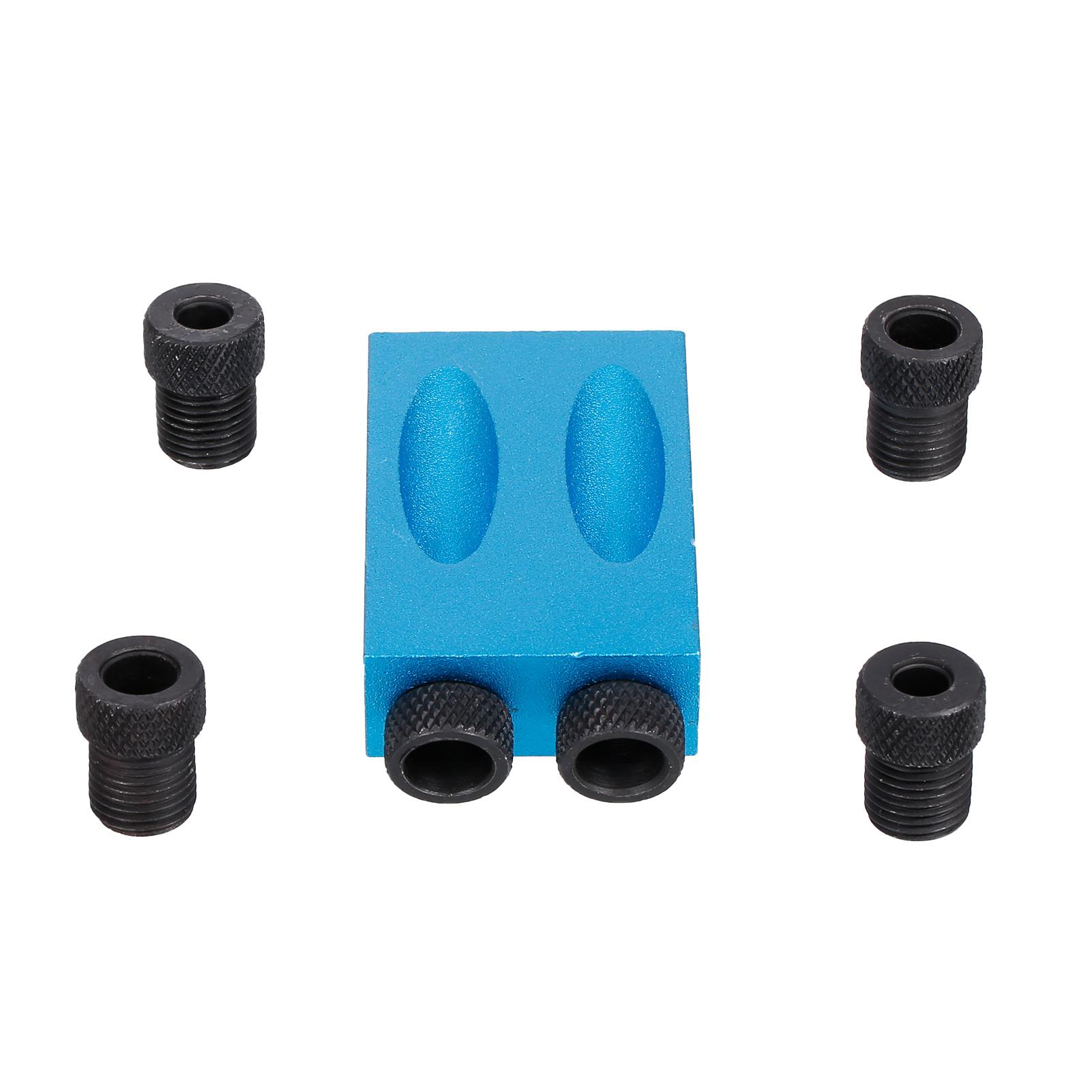 Bộ 7 Dụng Cụ Định Vị Lỗ Khoan 15 Độ 6 / 8 / 10mm Chuyên Dụng Cho Thợ Mộc