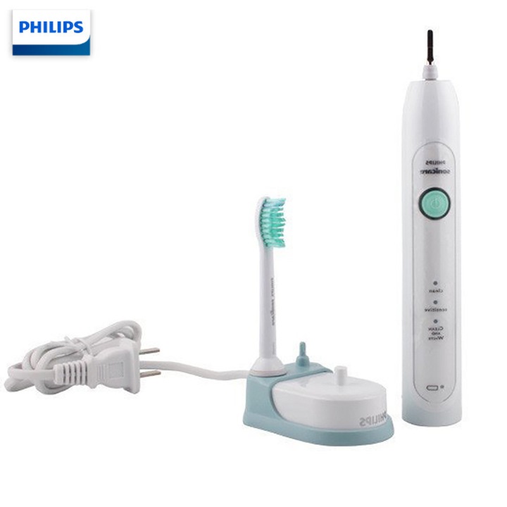 Bàn chải đánh răng điện Philips Sonicare HX6730/02 cao cấp nhỏ gọn, loại bỏ mảng bám và làm trắng răng, điện áp tự động 110-220 V