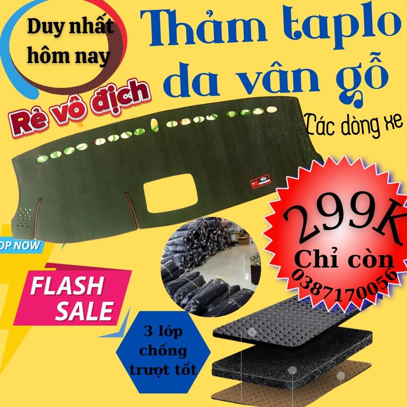 Thảm taplo Xpander,Bản cross Da VÂN GỖ CAO CẤP, 3 LƠP CHỐNG TRƯỢT, BH10 năm, NANOPK