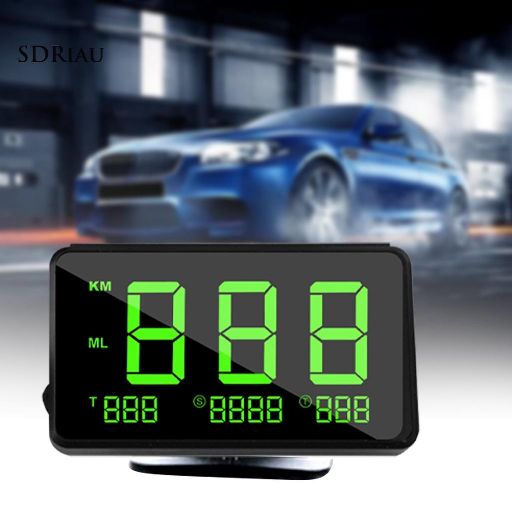 *QCDZ* GPS Speedometer Large Screen Speeding Alarm System ABS Digital Auto Odometer for Car