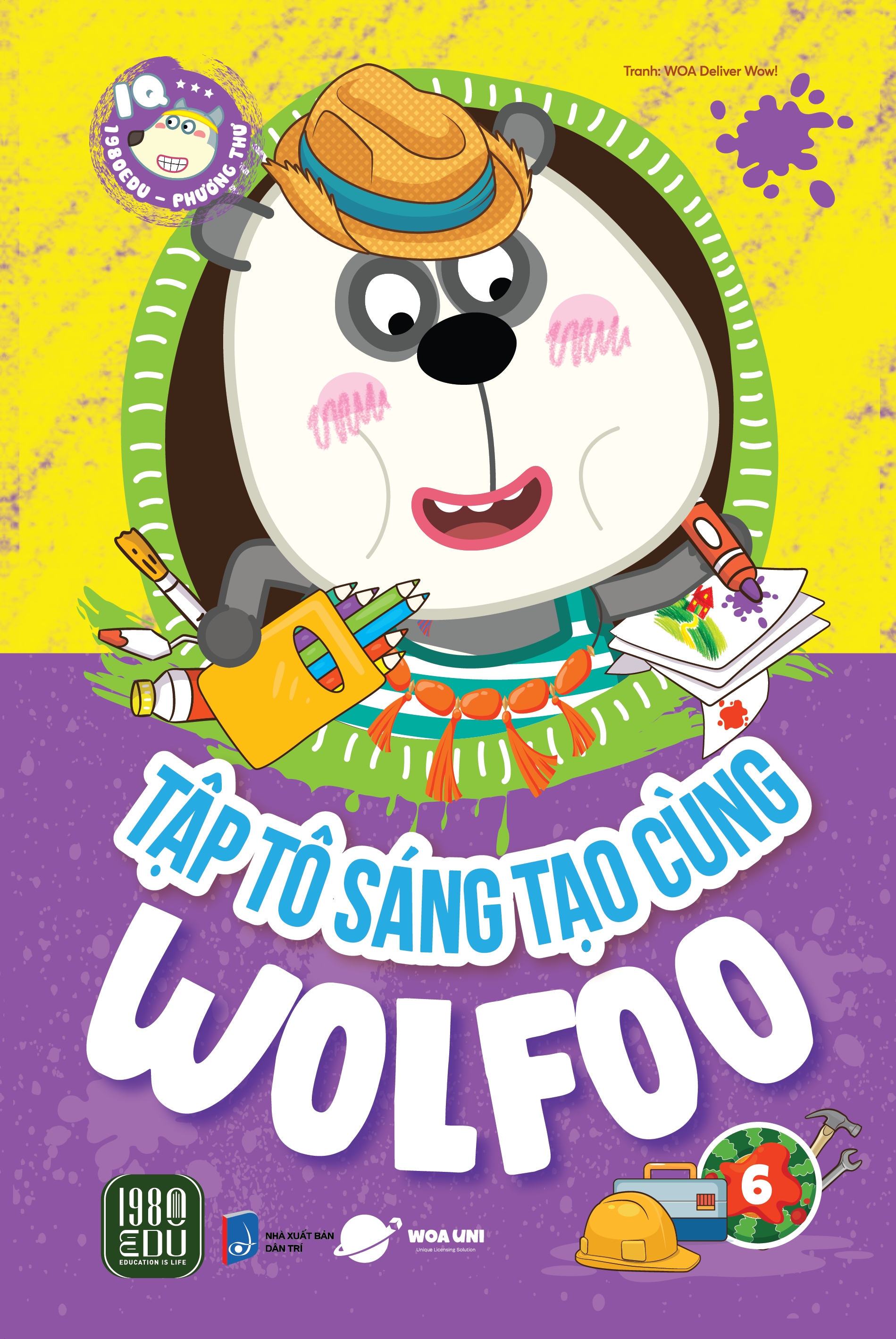 Combo Tập Tô Sáng Tạo Cùng Wolfoo
