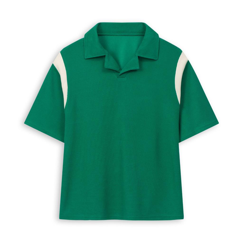 Áo thun polo unisex SEEUL vải tổ ong