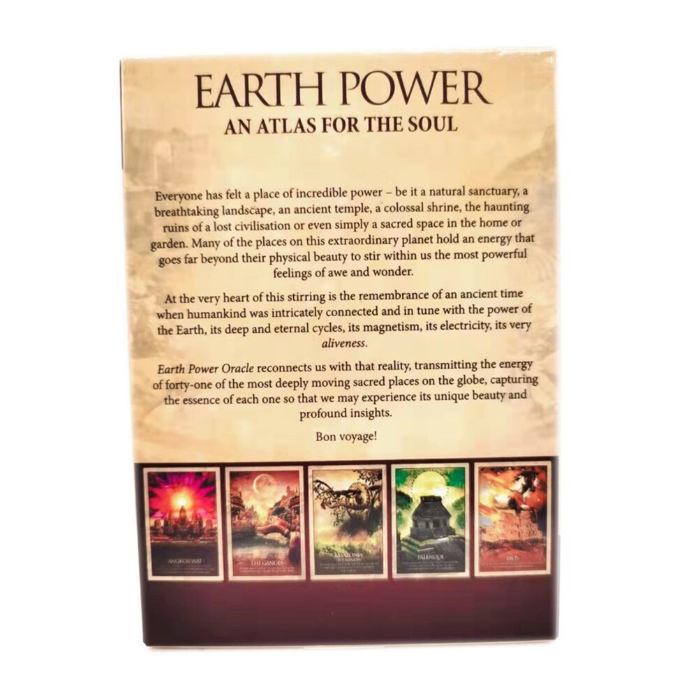 Bộ Bài Earth Power Oracle Kết Nối Đất Mẹ Thiêng Liêng 41 Lá Bài