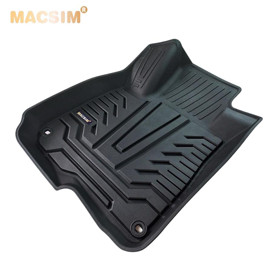 Thảm lót sàn xe ô tô HONDA CRV 2017- đến nay Nhãn hiệu Macsim chất liệu nhựa TPE đúc khuôn cao cấp - màu đen