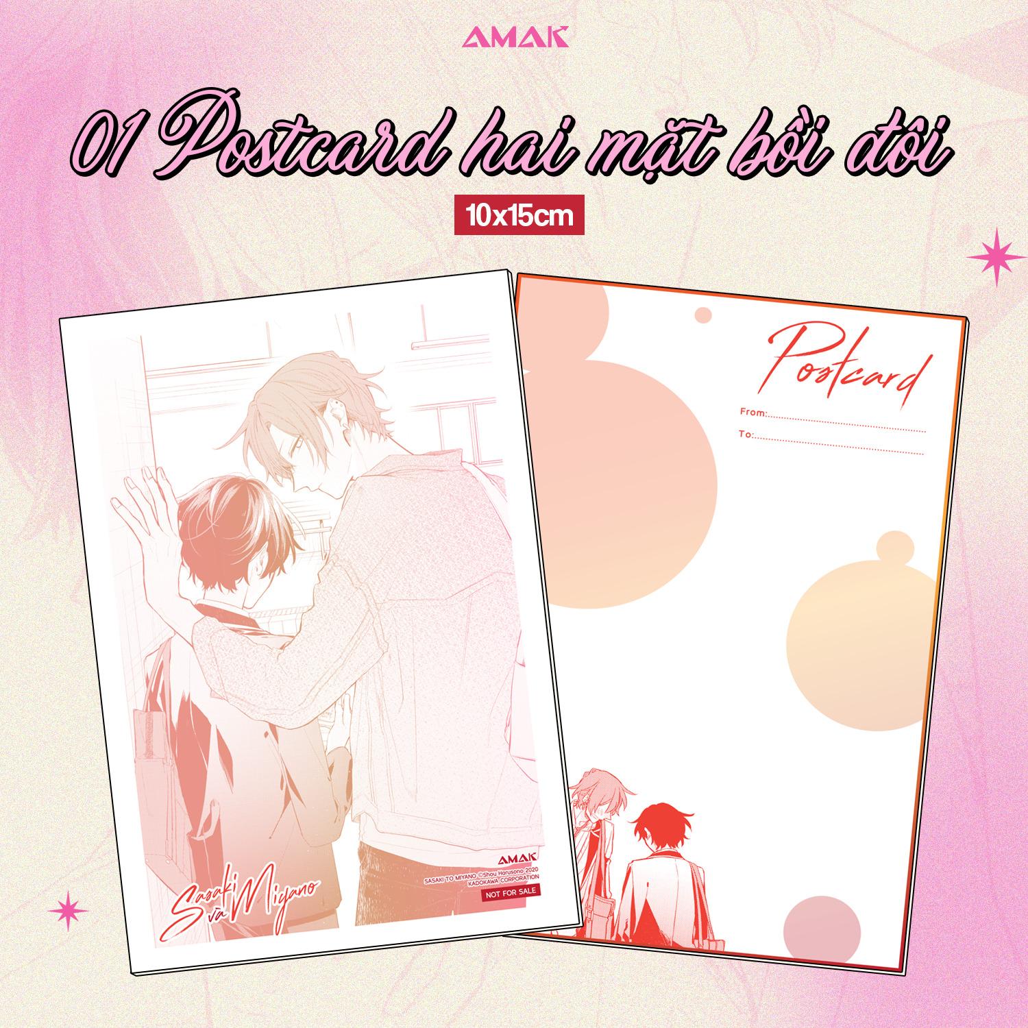 Sách - Sasaki Và Miyano - Tập 8 - Tặng Kèm Bookmark 2 Mặt + Postcard 2 Mặt