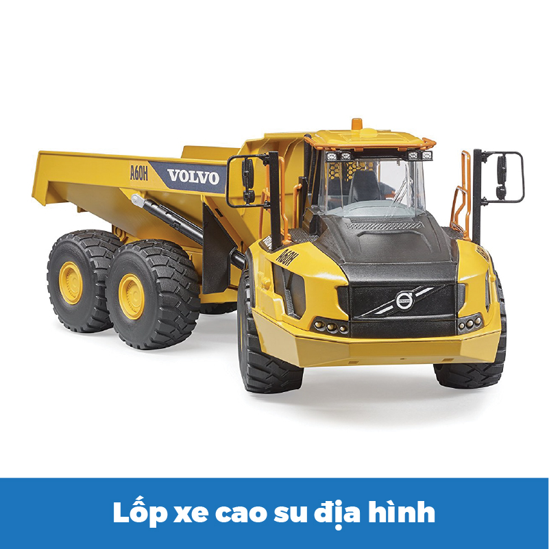 Đồ chơi dạng mô hình theo tỷ lệ thu nhỏ 1:16 Xe ben Volvo BRUDER BRU02455