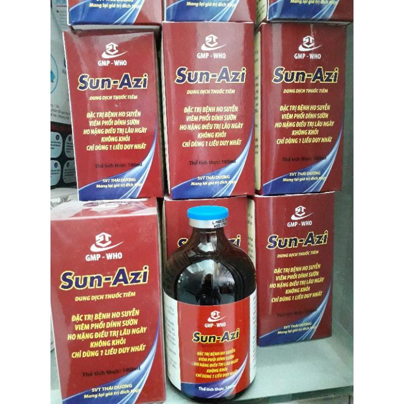 Sun azi chai chích 100ml. ho, viêm phổi