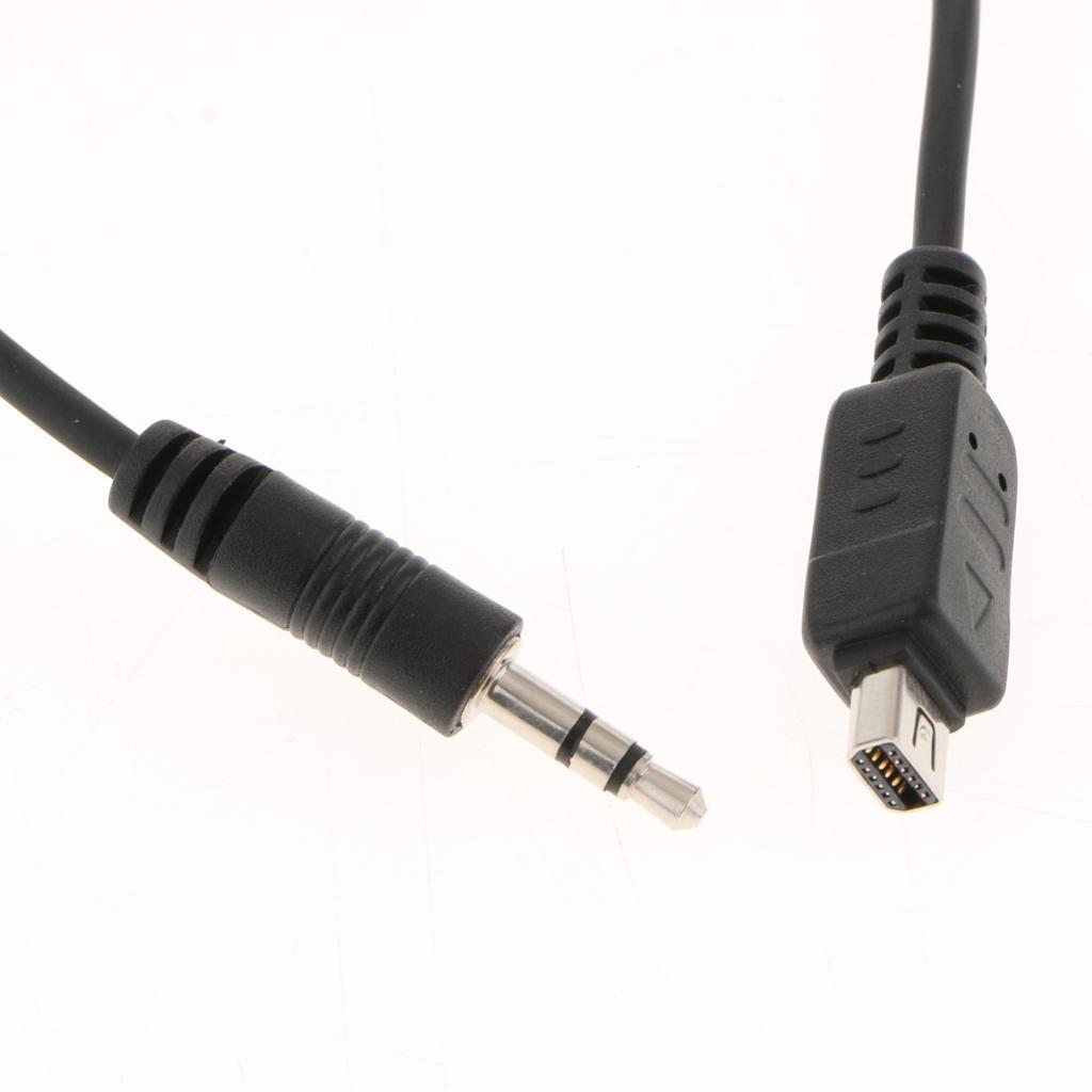 Shutter Release Cable Cord Timer Wire for E-M5 Mark II 3.5mm