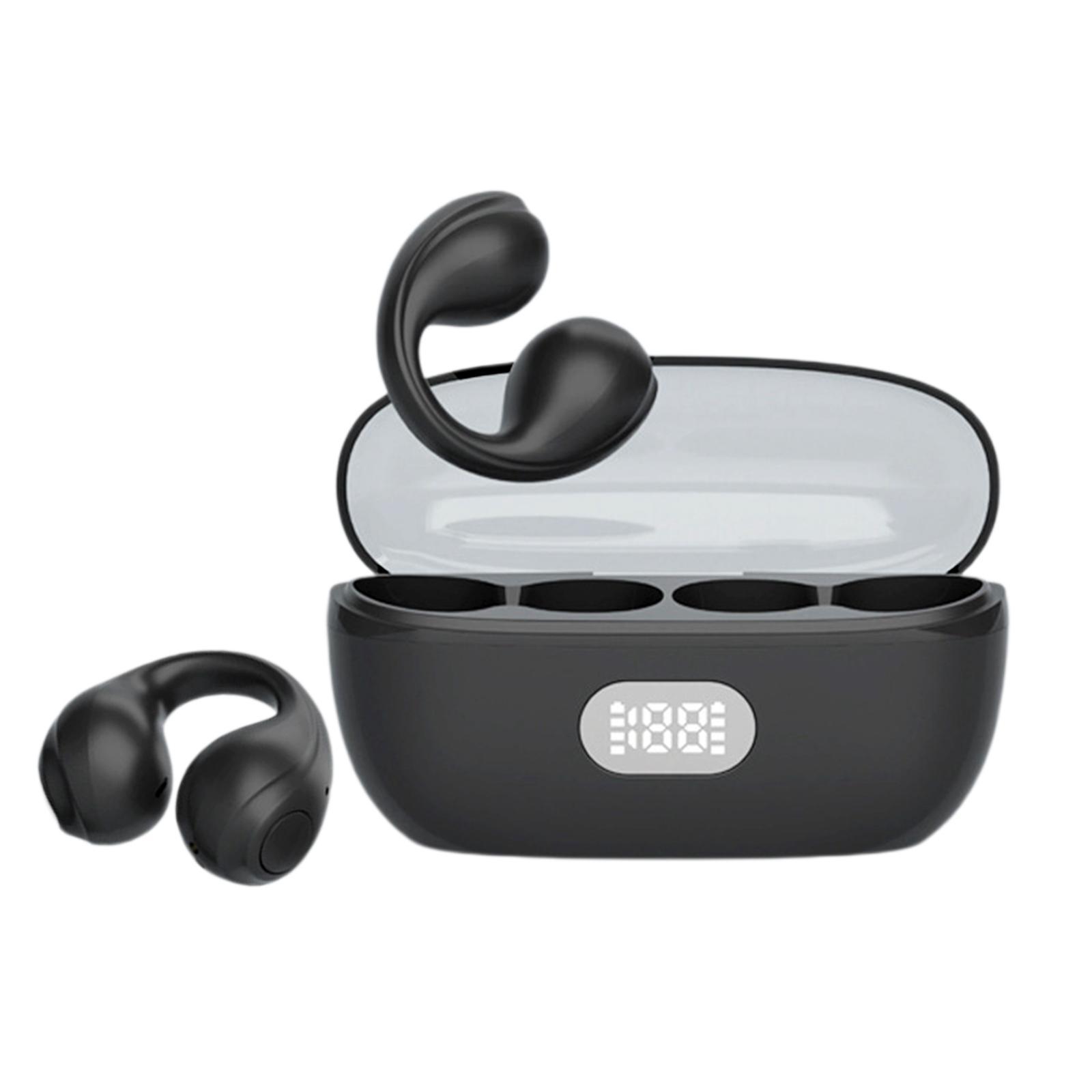 Wireless Clip On Headphones Waterproof with Mic for Running Workout