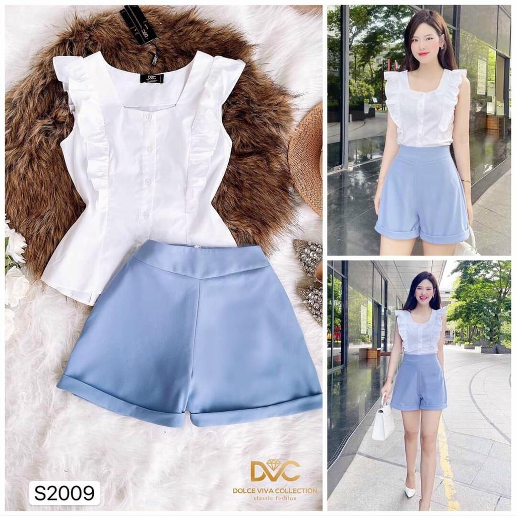 Set bộ áo bèo thời trang kèm quần short thời trang