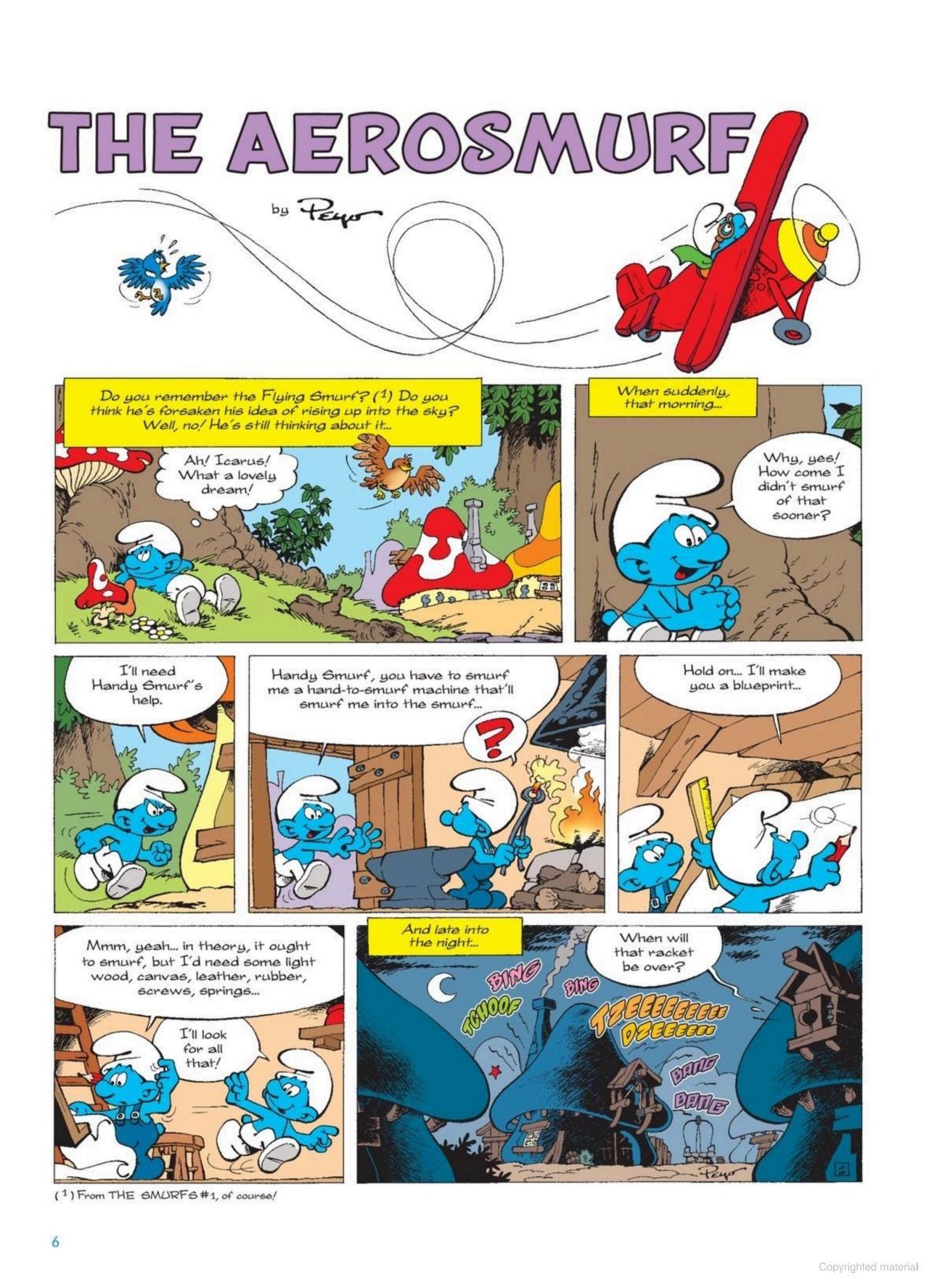 Sách ngoại văn: The Smurfs #16 - The Aerosmurf