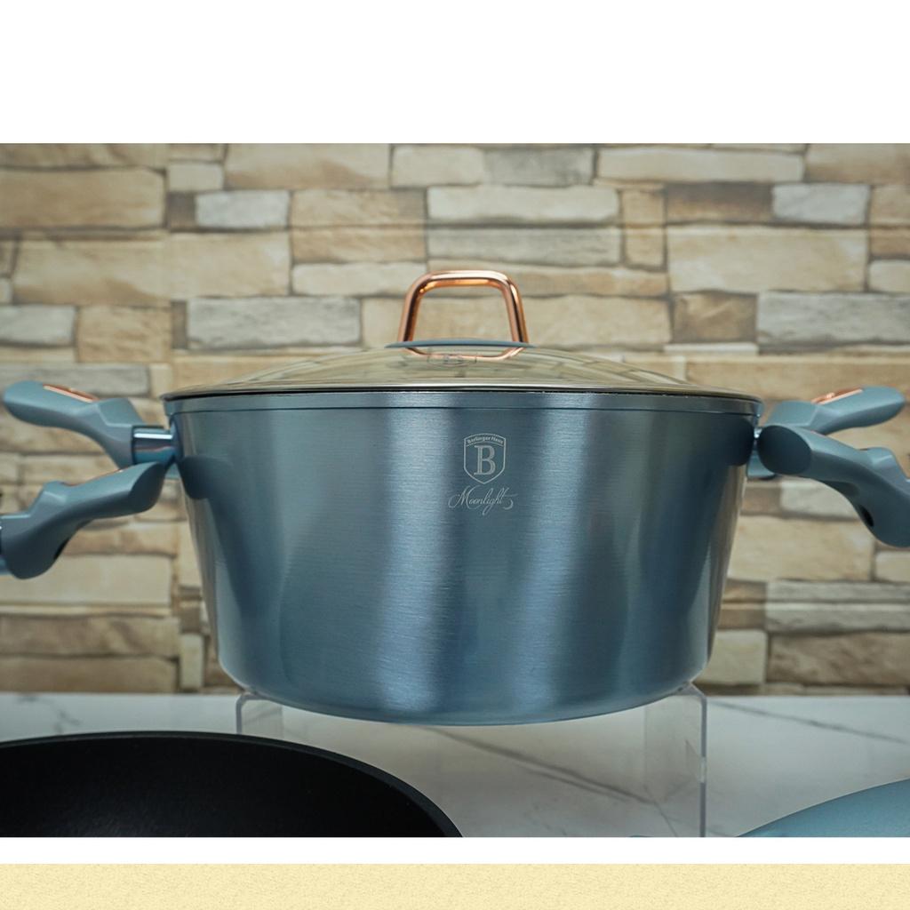 Bộ Nồi 10 Món Berlinger Haus BH/6020, Dẫn Nhiệt Tốt, Dùng Cho Mọi Loại Bếp, Nhập Đức