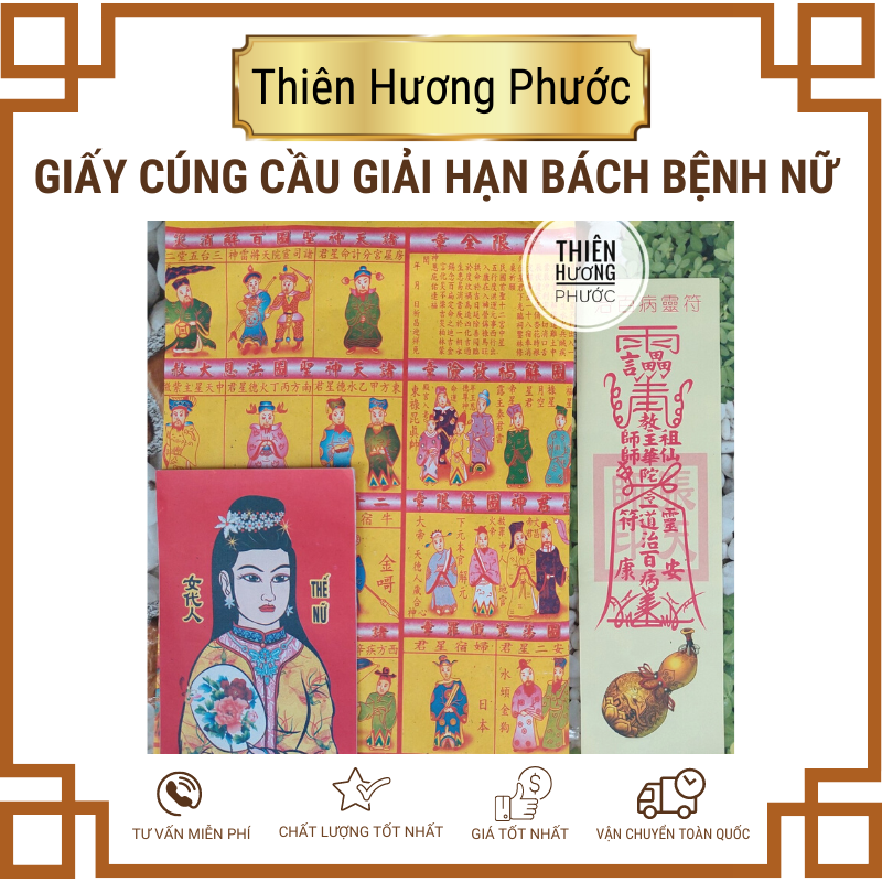 Giấy cúng cầu giải hạn trừ bách bệnh