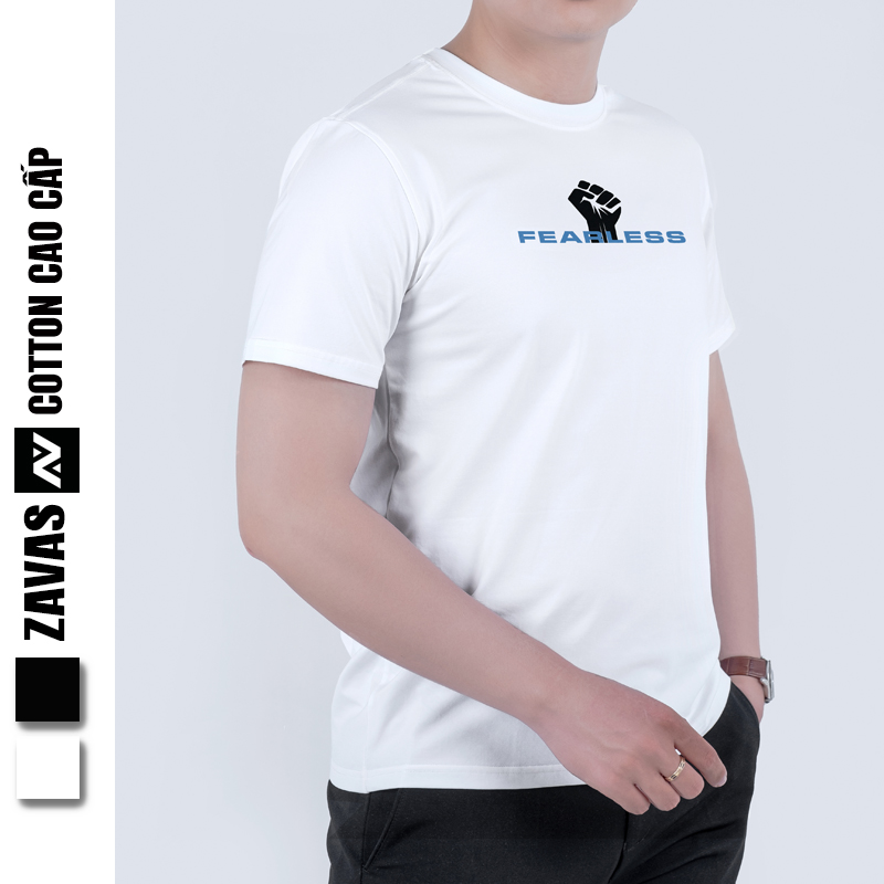 Áo thun nam ngắn tay cổ tròn đẹp chất vải cotton co giãn 4 chiều thoáng mát ZAVAS Z11