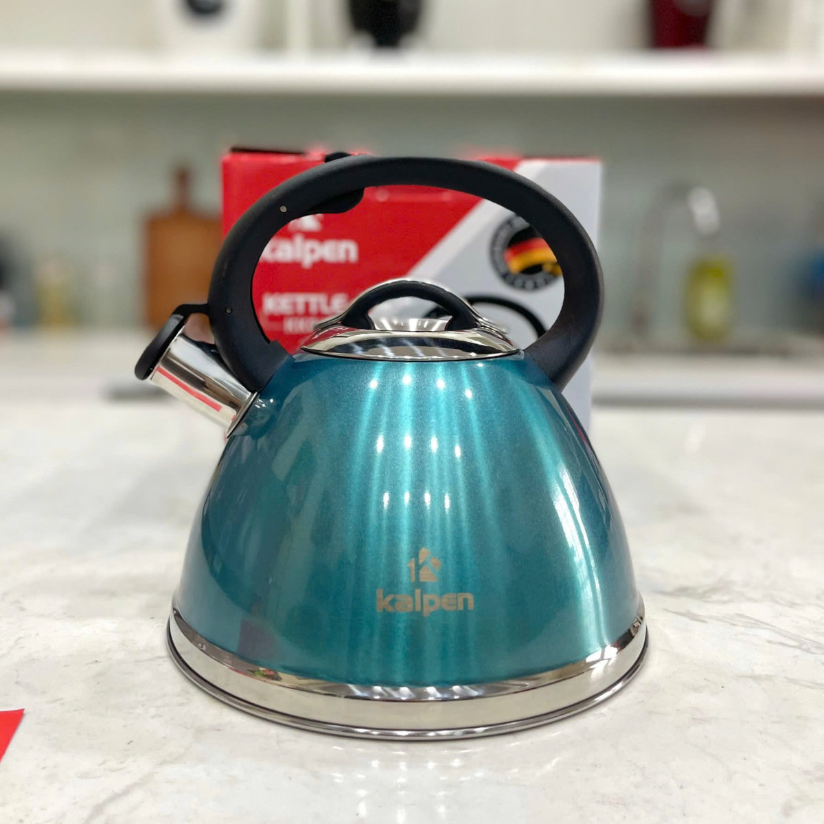 Ấm đun nước Inox 304 cao cấp Kalpen KK03 dung tích 3L dùng bếp từ chuẩn Đức - Hàng chính hãng
