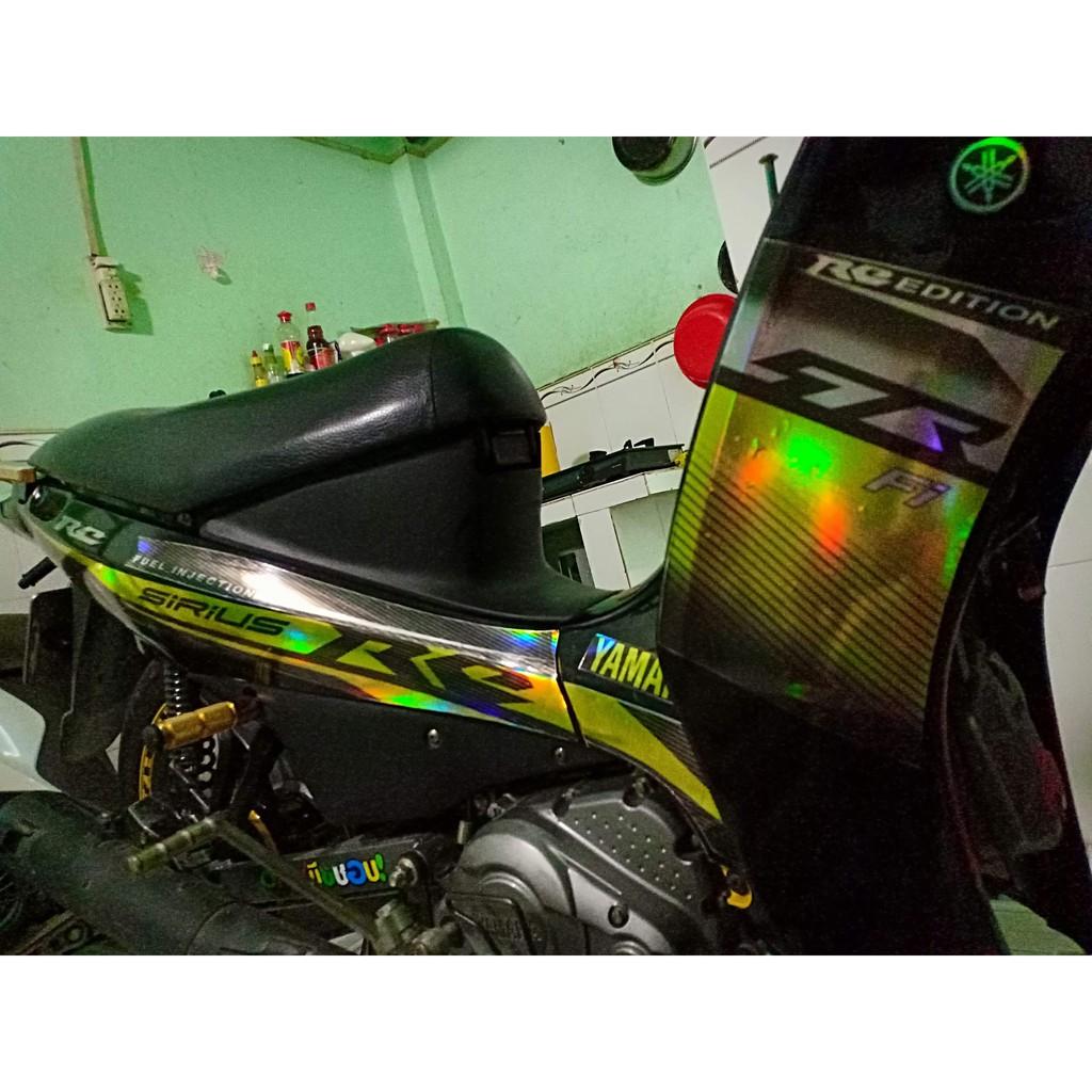 Tem sirius fi RC vàng đen crom