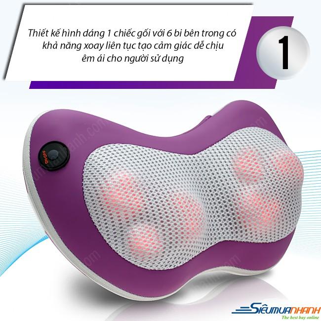 Gối massage hồng ngoại Magic Pillow PL-819
