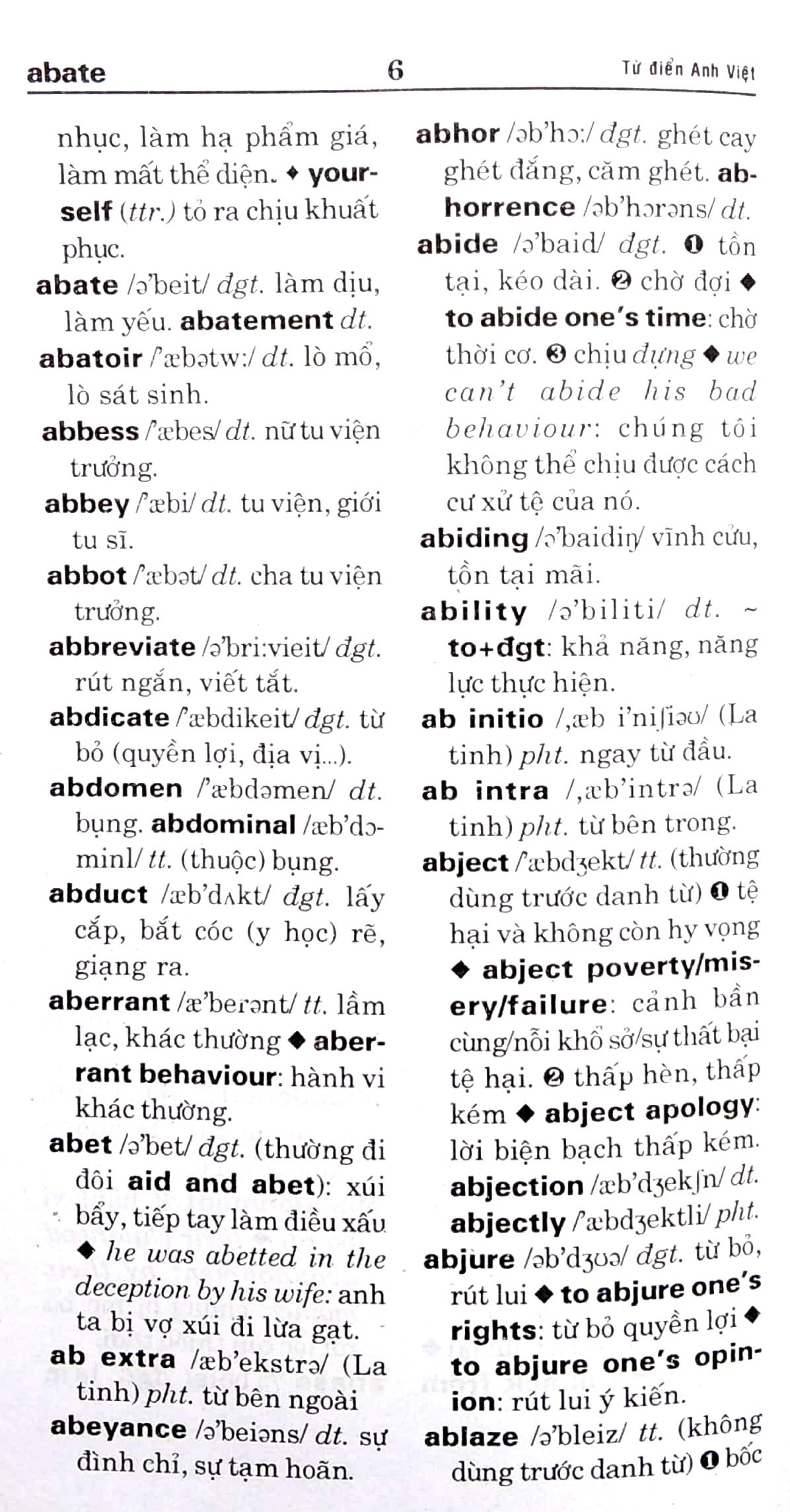 Từ Điển Anh - Việt