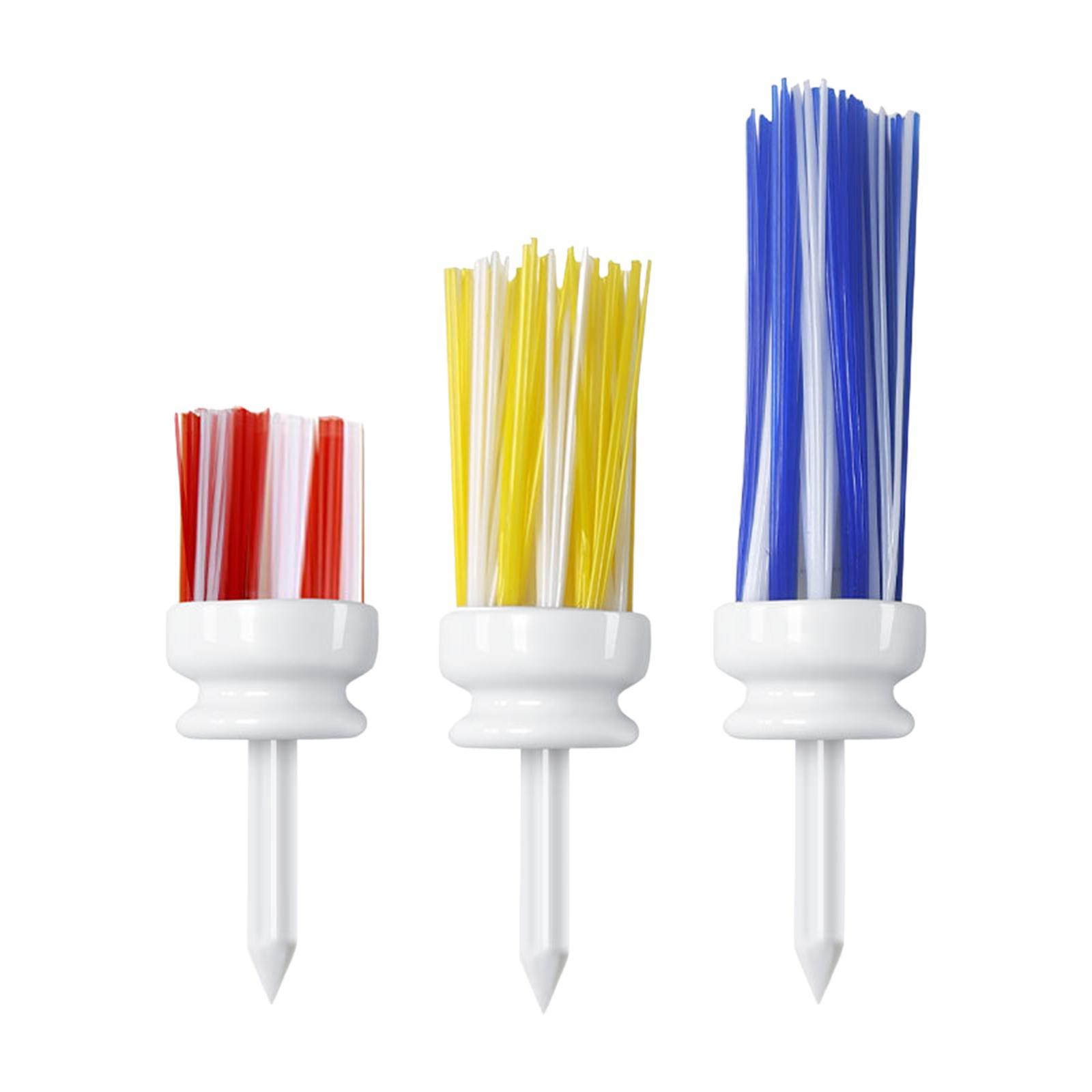 Brush Golf Tees Type Golf Equipment Low Friction Resistance Golf Ball Holder