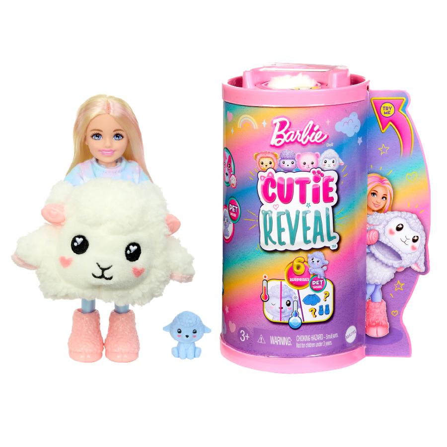 Đồ Chơi Búp Bê Chelsea Cutie Reveal - Baby Lamb BARBIE HKR18/HKR17