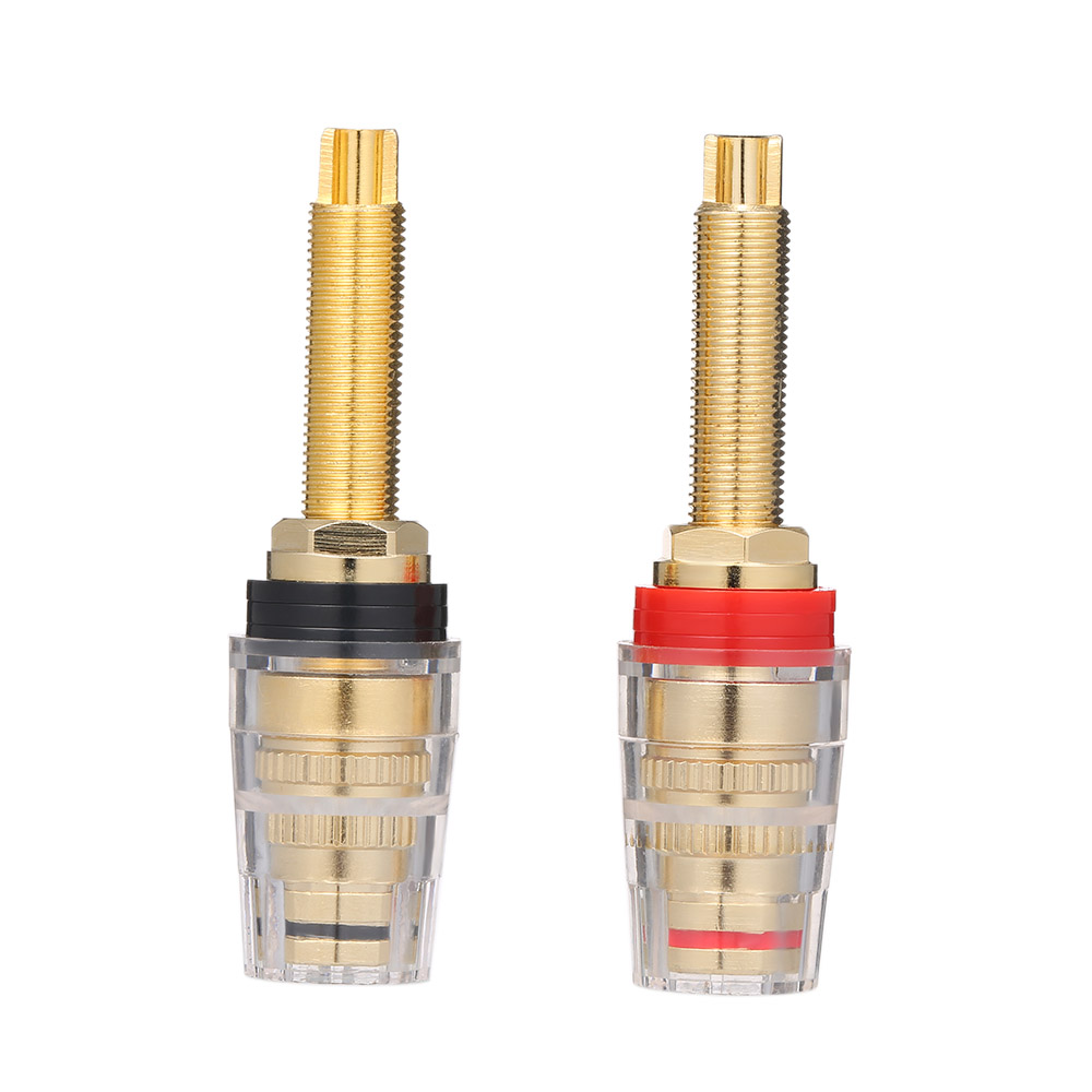 1 Cặp Thiết Bị Đầu Cuối HiFi 24 Mạ Vàng Với Ổ Cắm Chuối