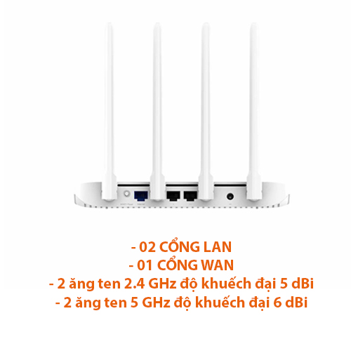 Bộ phát Wi-fi Mi Router 4A - Hàng chính hãng - Xiaomi Router 4A 1200Mbps Bộ Phát Wifi Tốc độ truyền cực nhanh