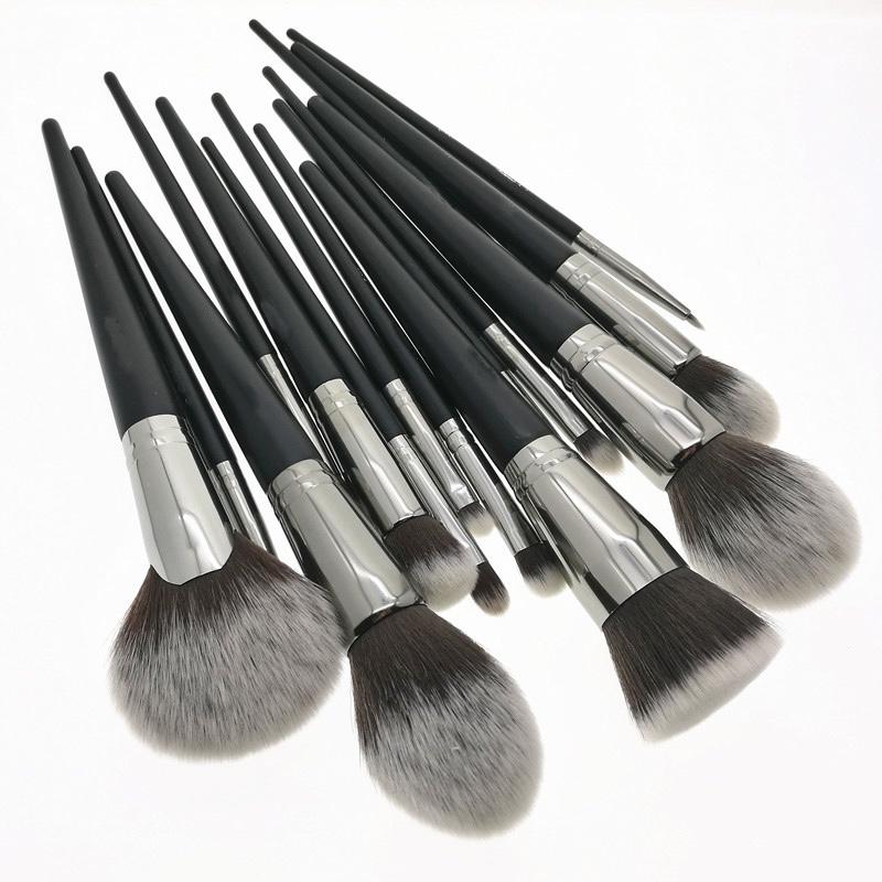 15 Chiếc Đen Cao Cấp Tổng Hợp Tự Nhiên Làm Đẹp Tóc Chải Thích Hợp Cho Trang Điểm Cọ Trang Điểm Chuyên Nghiệp Bộ Dụng Cụ
