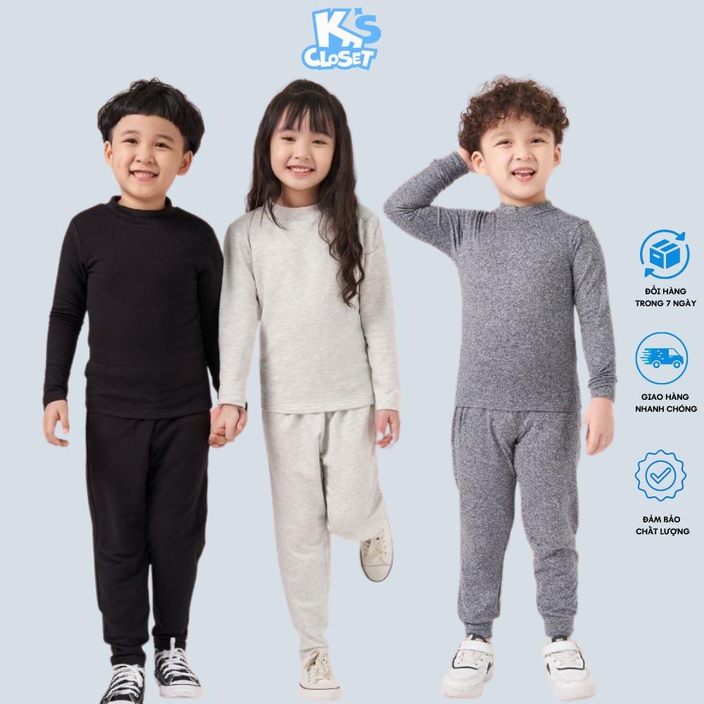 Bộ Quần Áo Giữ Nhiệt K's Closet Cho Bé Trai Và Bé Gái (2- 14 Tuổi) E013ONF / KT242ONF / KT362ONF / KT218ONF